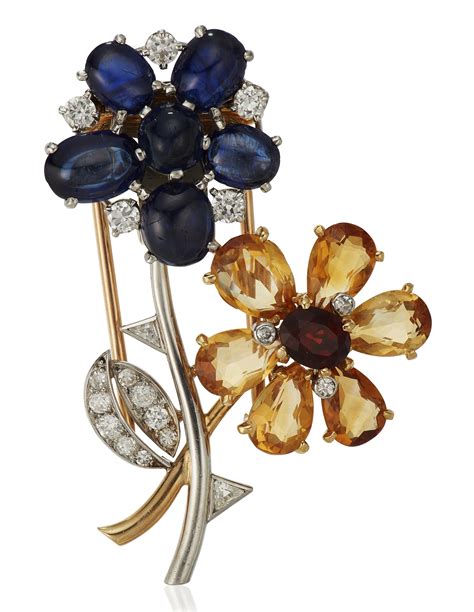 cartier flower bracelet|cartier flower pin tanzanite.